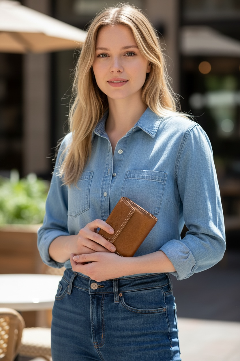 Patricia Nash Women's Clarissa Zip Around Wallet Tan Wallet