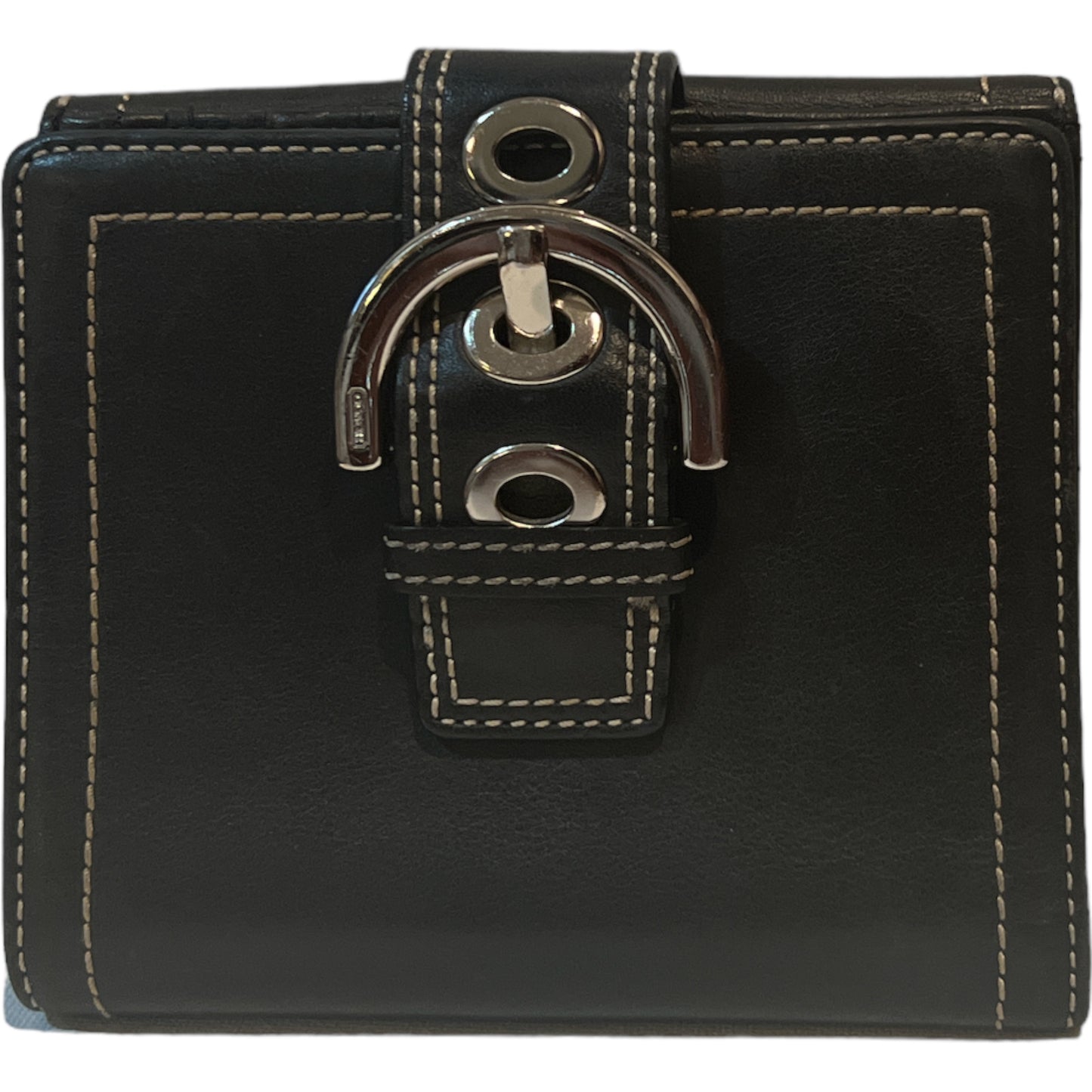 Coach Buckle Snap Wallet
