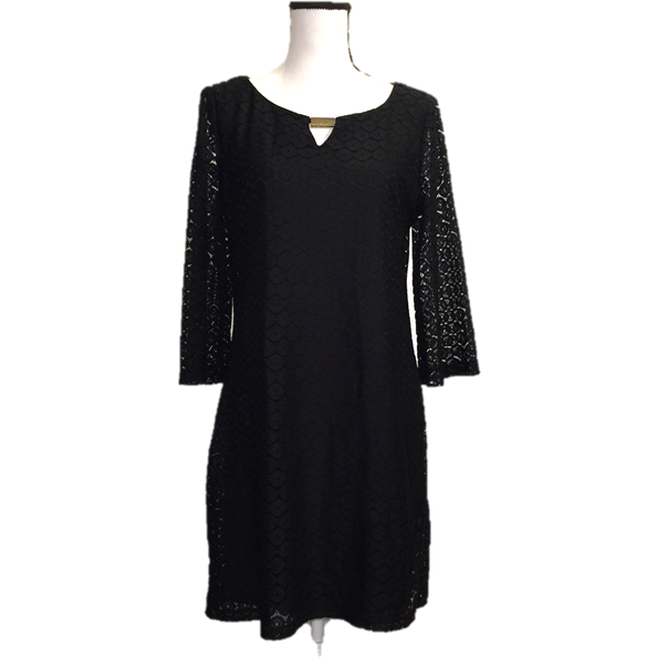 Tacera Black Lace Dress