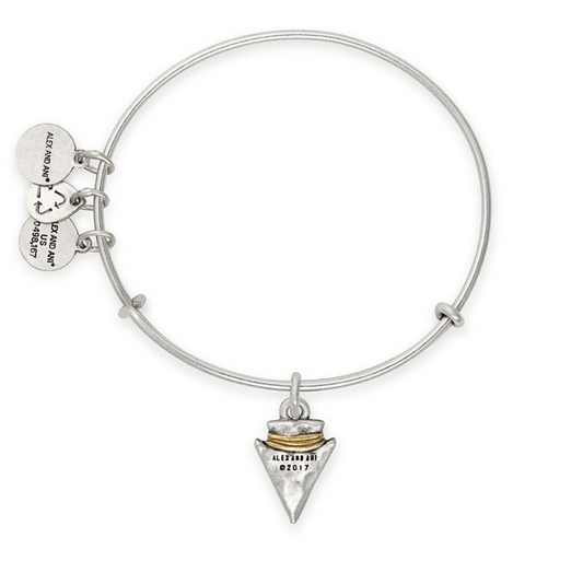 Alex and Ani Arrowhead Charm Bangle