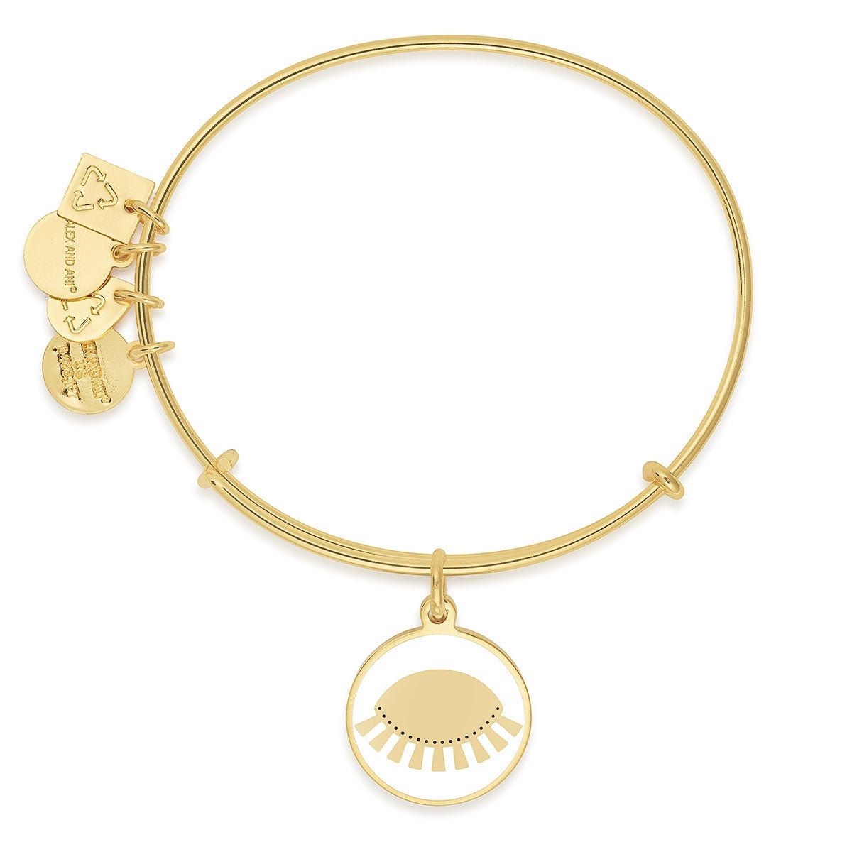 Alex and Ani  Meditating Eye Expandable Wire Bangle