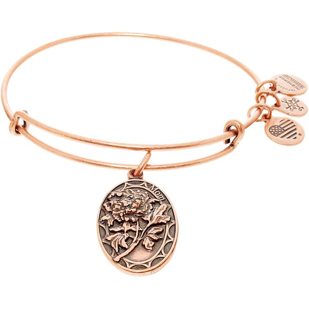 Alex and Ani Because I Love You Mom II Charm Bangle