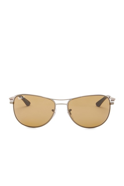 Ray-Ban 59mm Polarized Aviator Sunglasses
