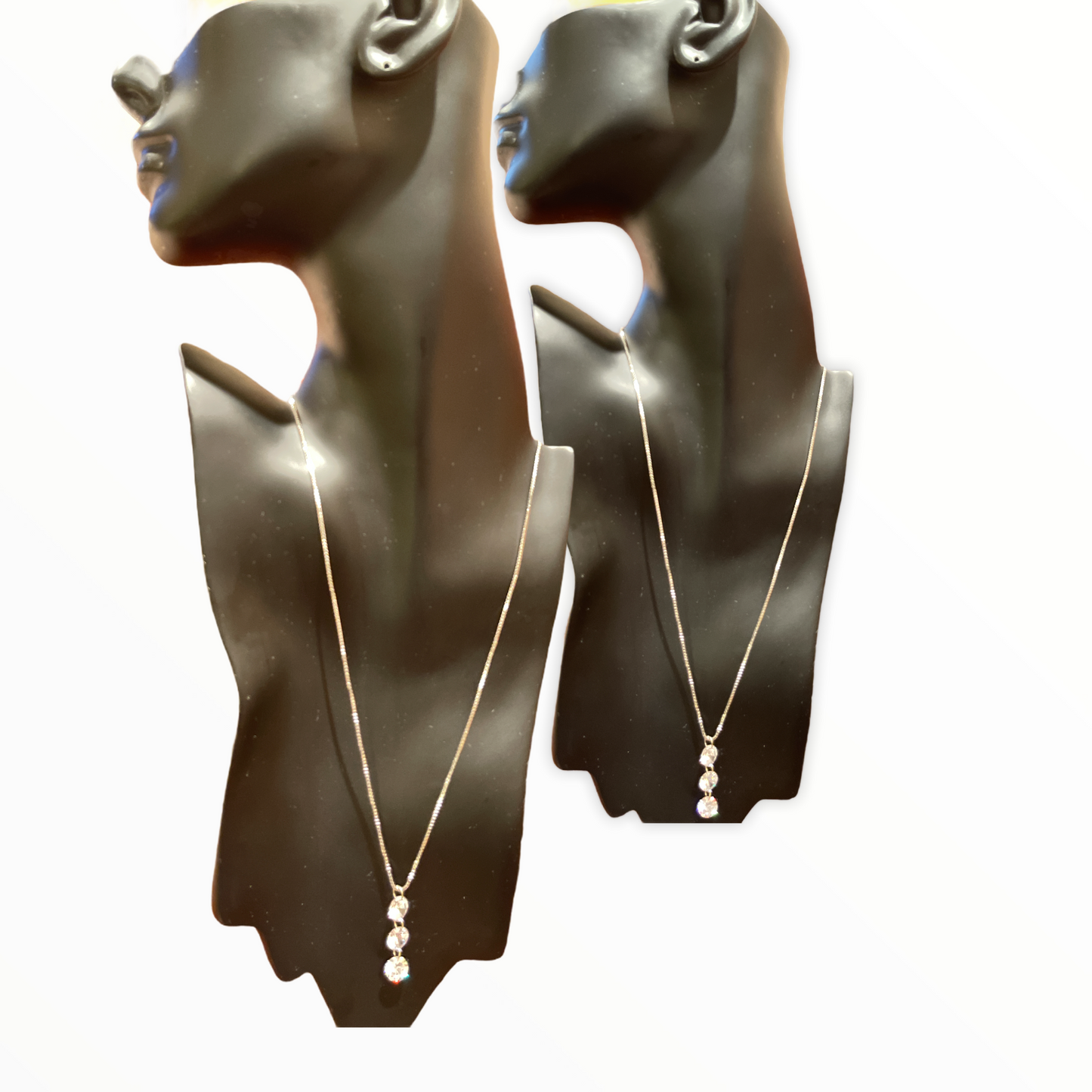 Naked Drill Necklace Made with Swarovski Elements