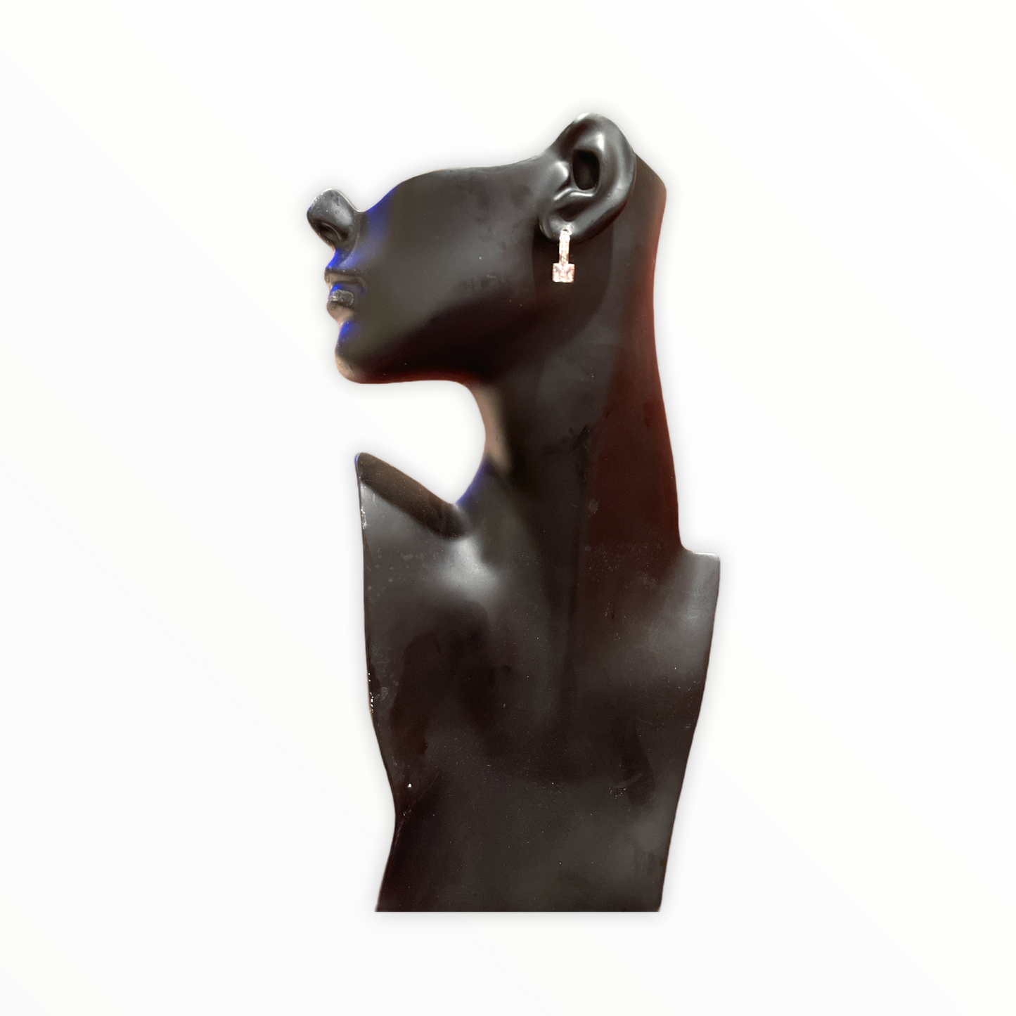 Princess Cut Hoop Earrings Made with Swarovski Elements