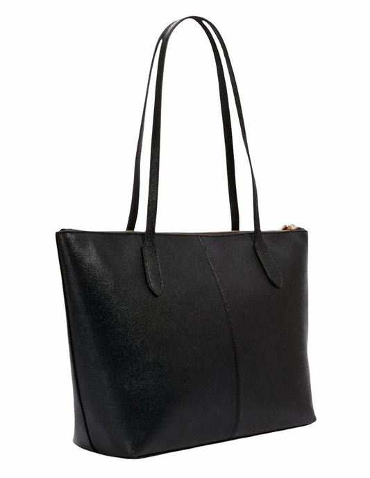 Coach Signature PVC Zip Tote 4454 - Black