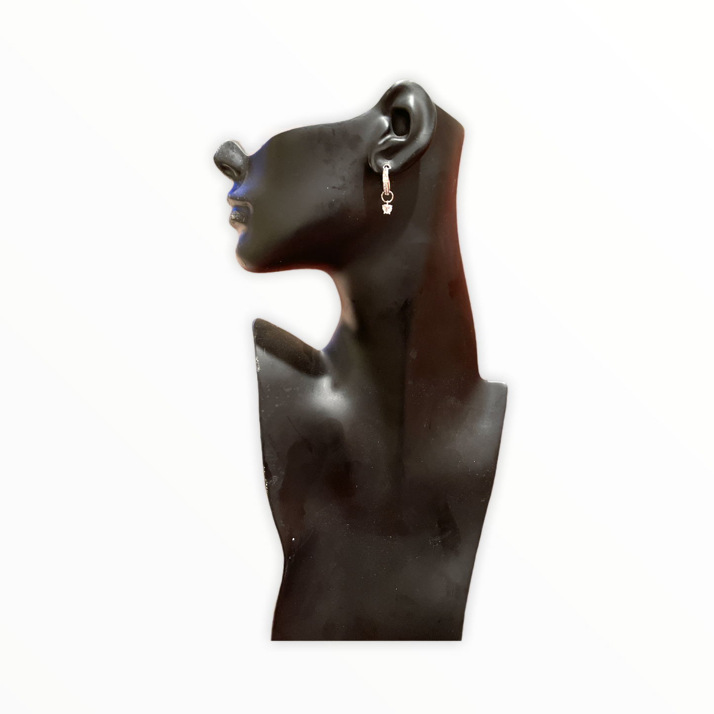 Heart & Hoop Earrings with Swarovski Elements