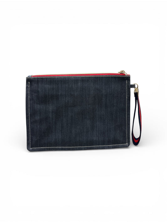 Spartina 449 Navy & White Anchor Wristlet