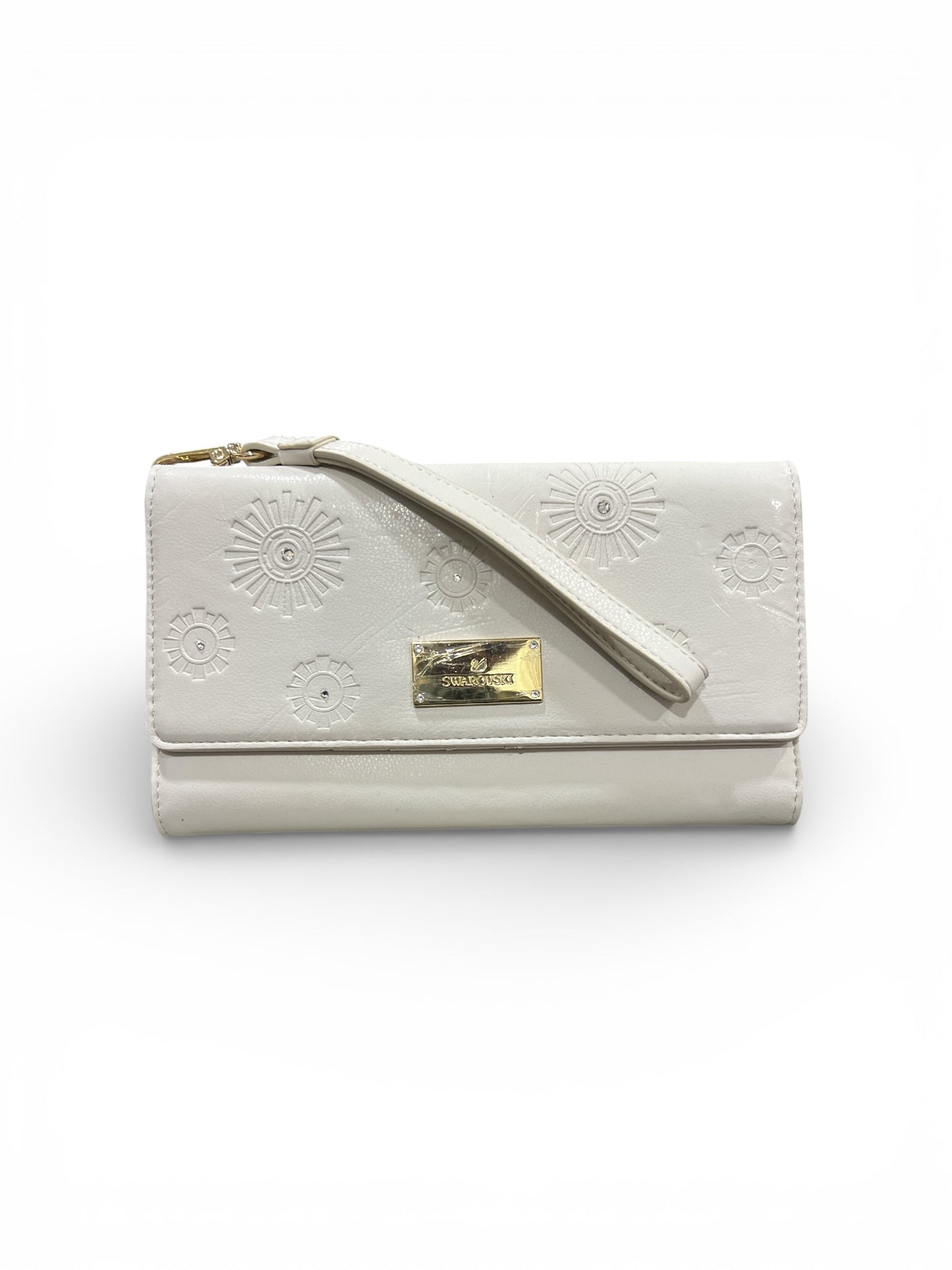 Swarovski White Travel Wallet Wristlet