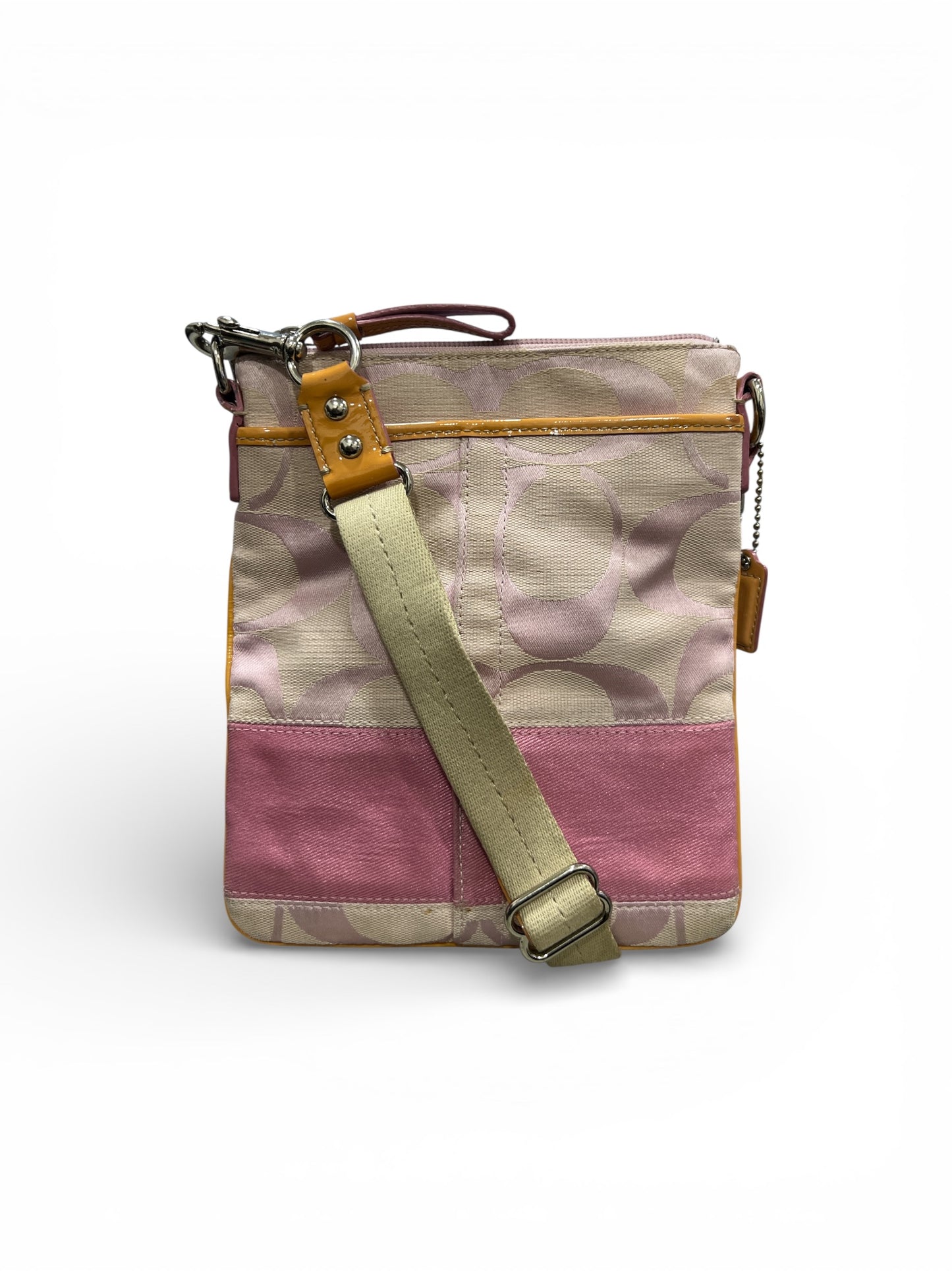 Coach Signature Crossbody Bag with Outside Pocket