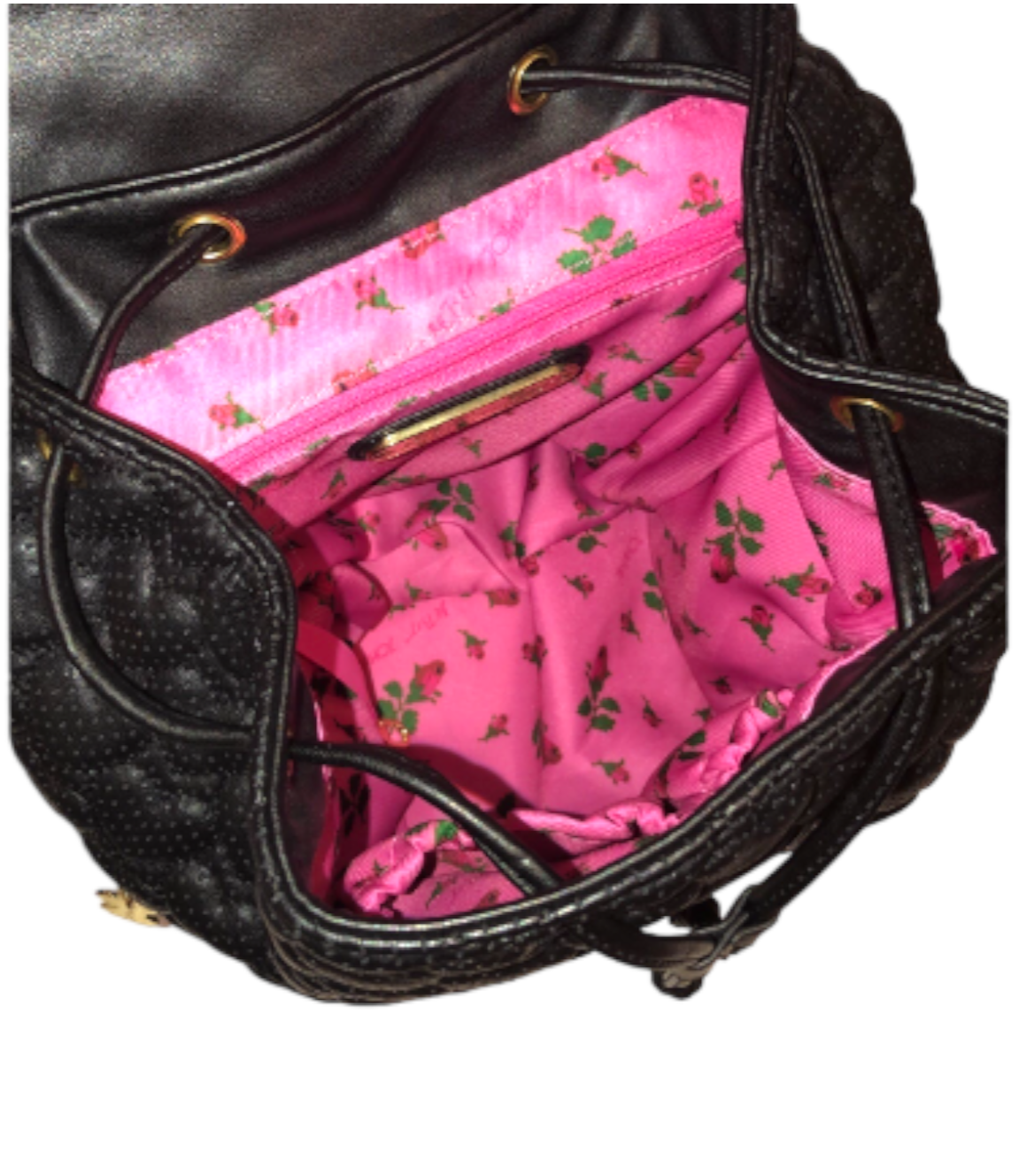 Betsey Johnson Always Be Mine Heart Quilted Backpack