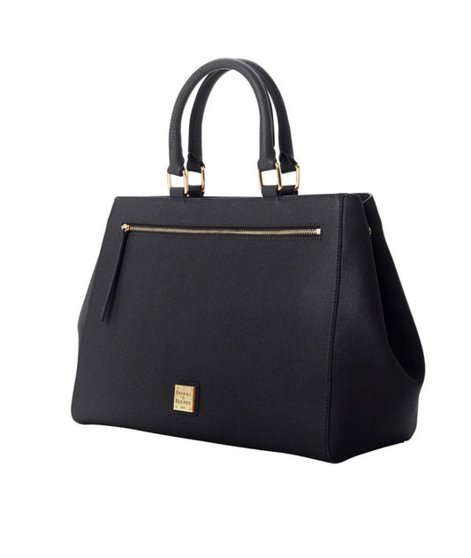 Dooney & Bourke Saffiano Zip Satchel Handbag