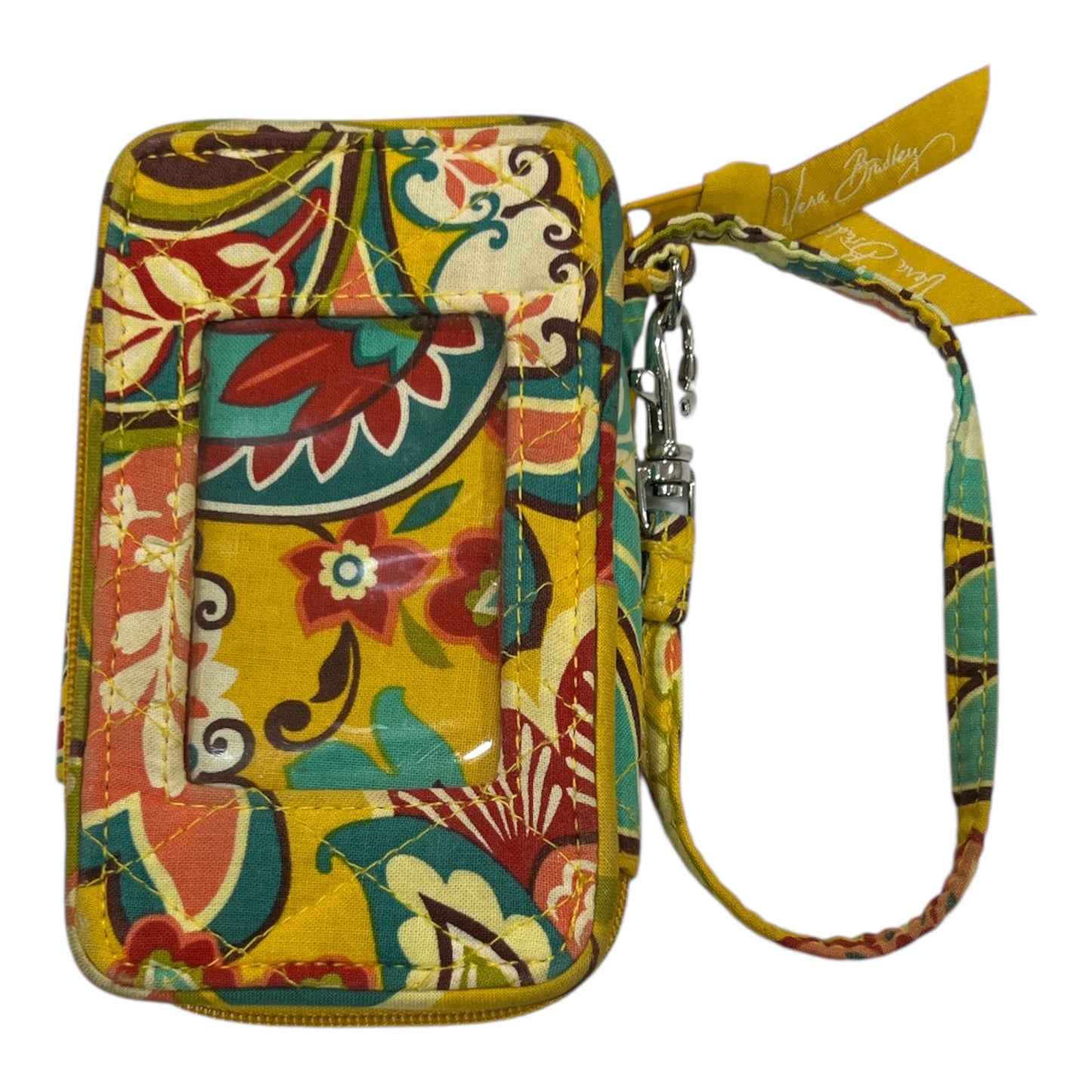 Vera Bradley All In One Wristlet ID Wallet Clutch