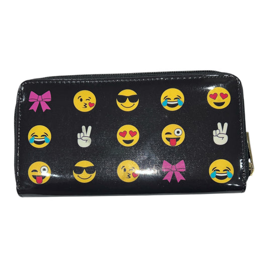Olivia Miller Emoji Clutch Wallet With Smiley Zipper Wallet
