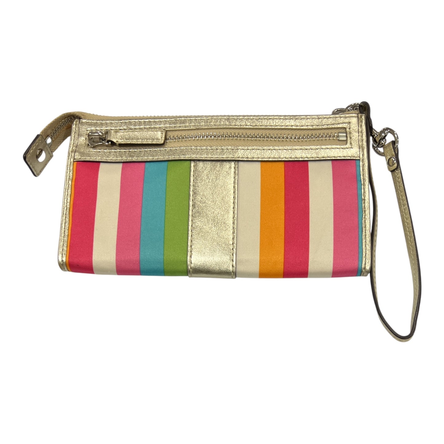 Coach 46807B Julia Legacy Striped Zippy Wallet/wristlet Multicolor