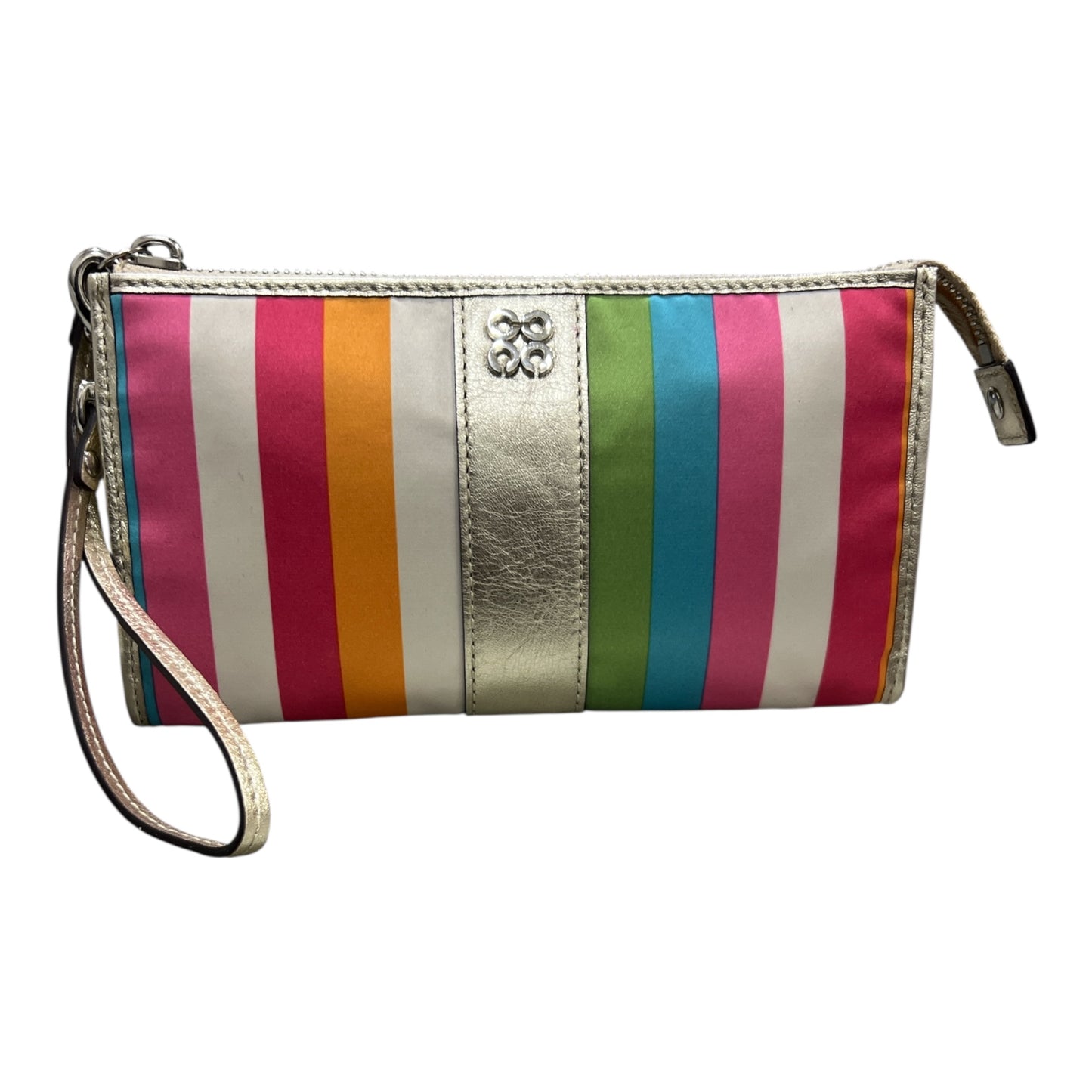 Coach 46807B Julia Legacy Striped Zippy Wallet/wristlet Multicolor