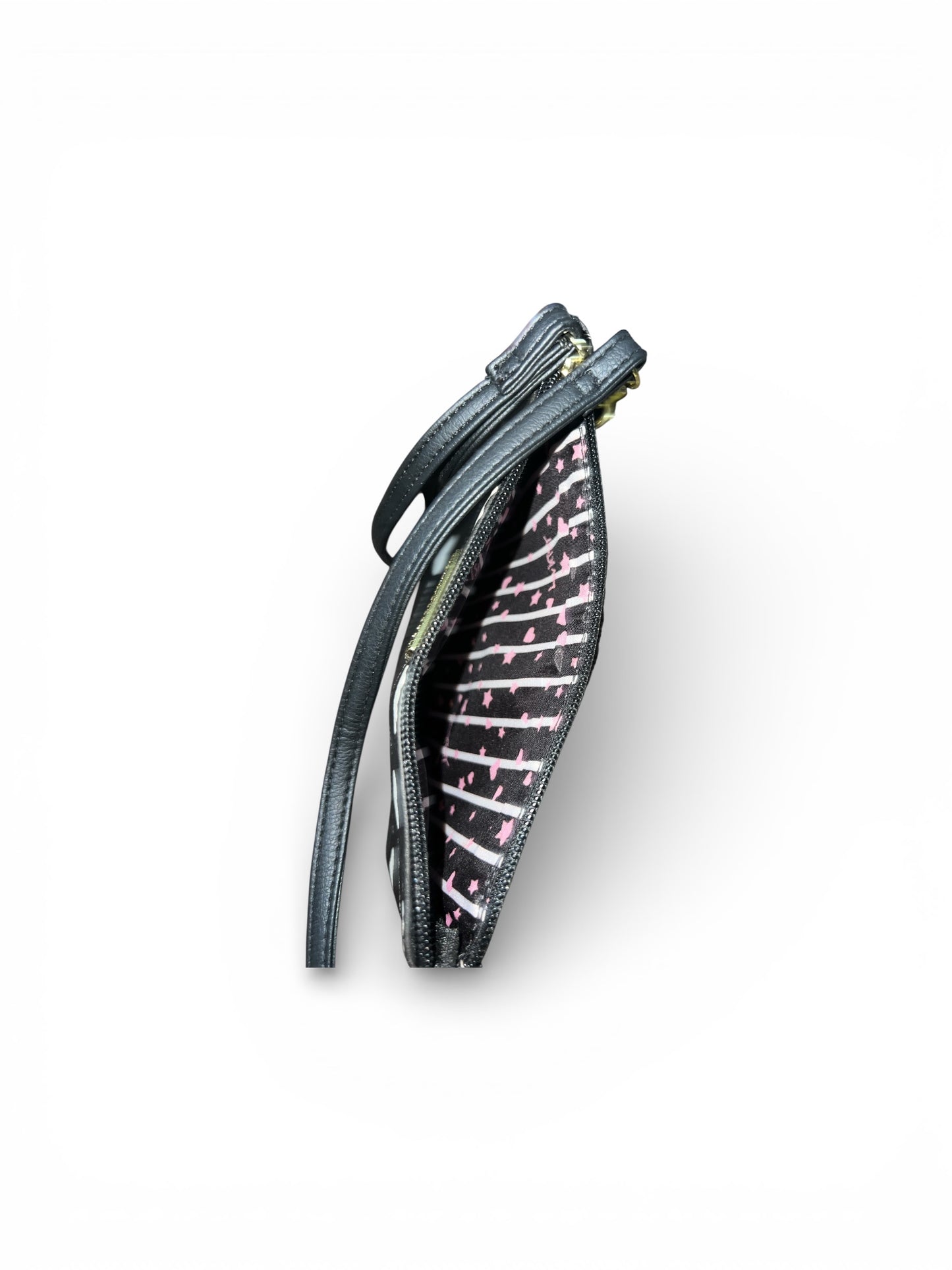 Luv Betsey Johnson Black White Heart
Print Convertible Crossbody