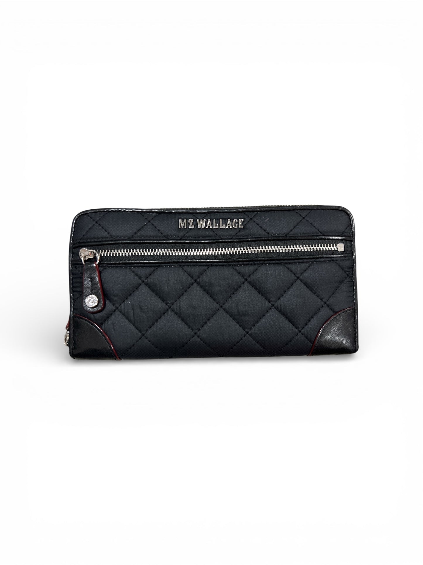 MZ Wallace Black Long Crosby Wallet