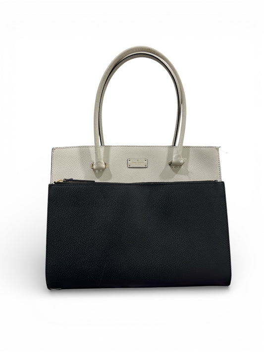 Kate Spade Black White Leather Grove Street Maeve