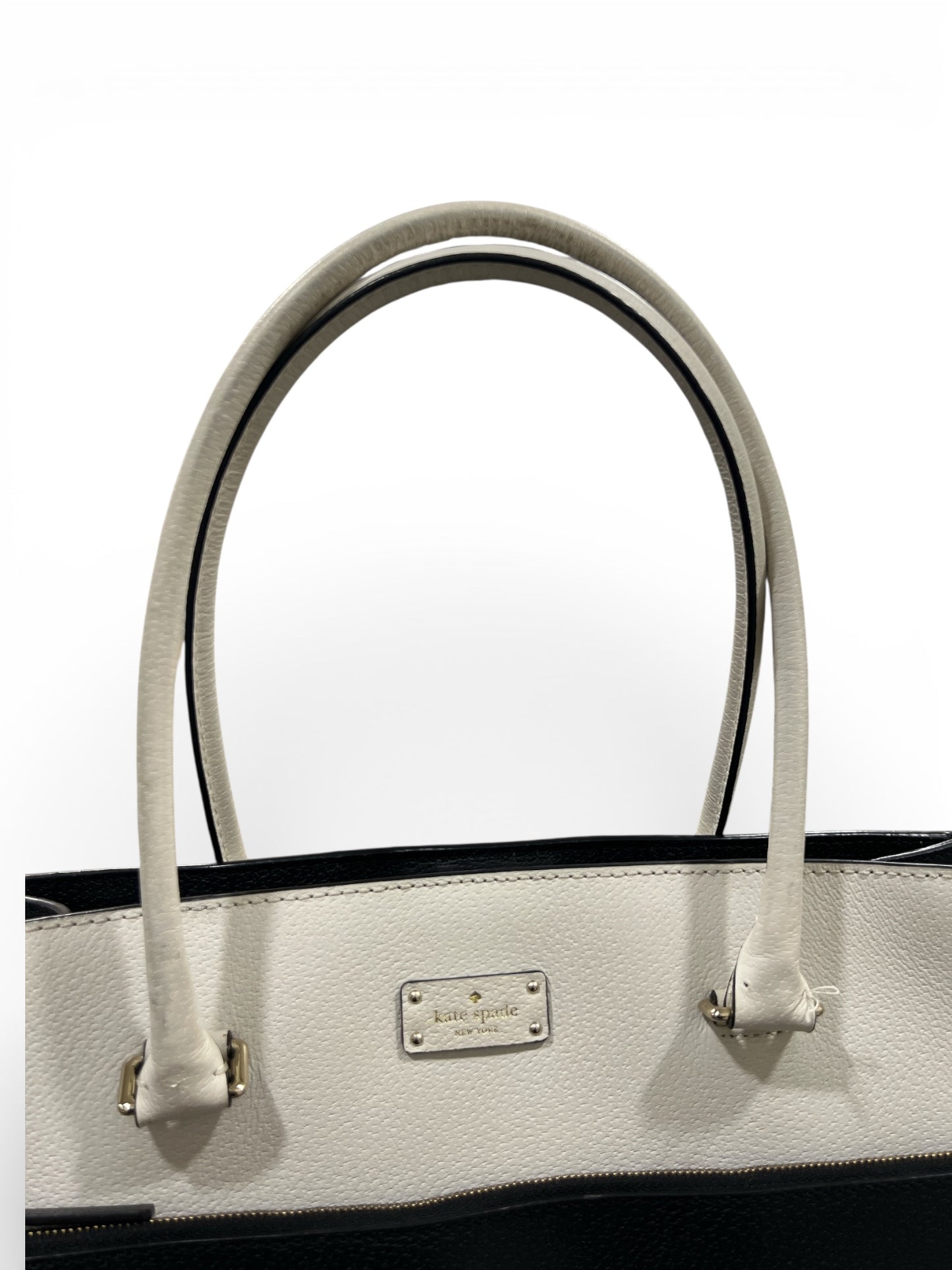 Kate Spade Black White Leather Grove Street Maeve