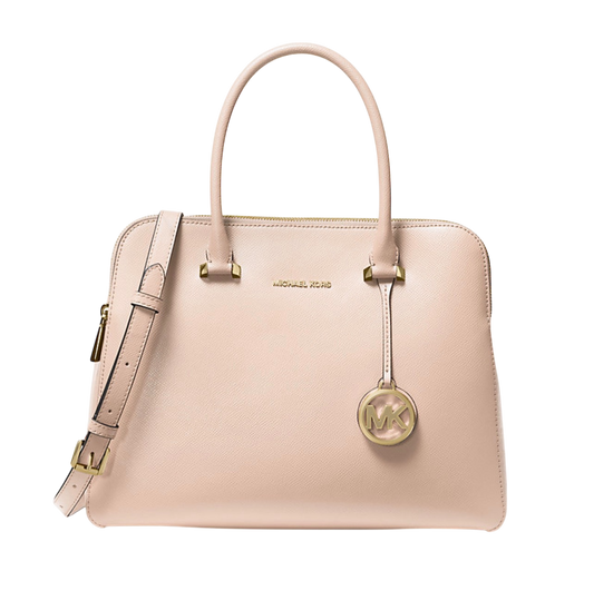 MICHAEL MICHAEL KORS
Houston Medium Crossgrain Leather Satchel