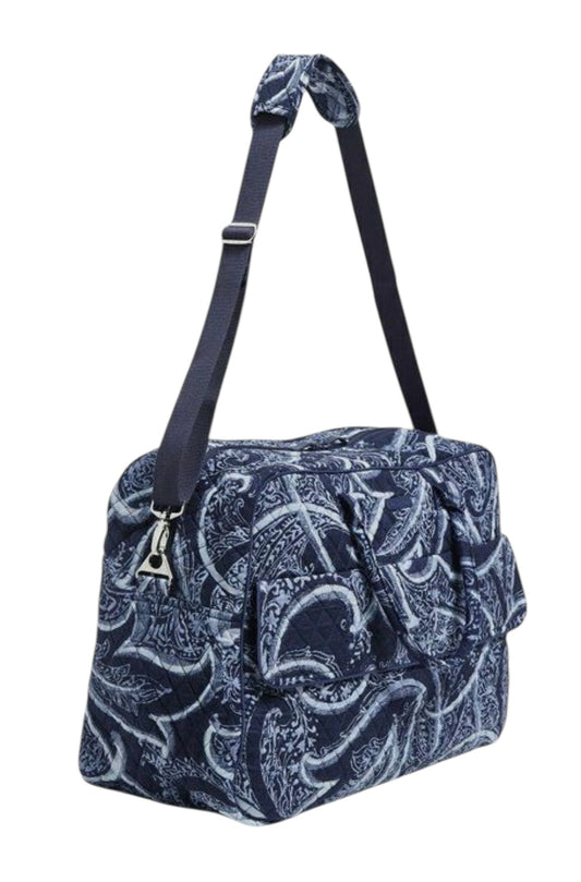 Vera Bradley Grand Traveler Travel Bag Overnight Weekender Quilted Cotton Indio