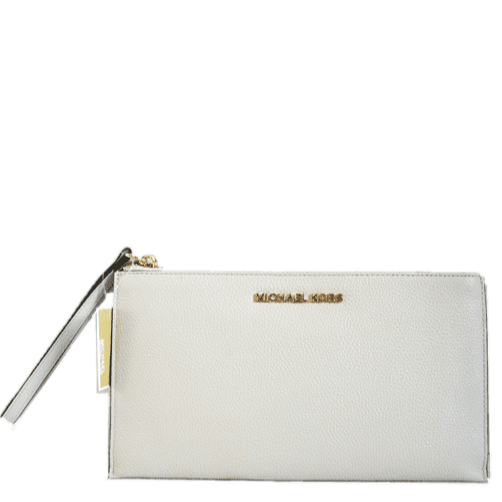 Michael Kors MK Large Zipper Clutch Wristlet -Style 38S9YTTC3L