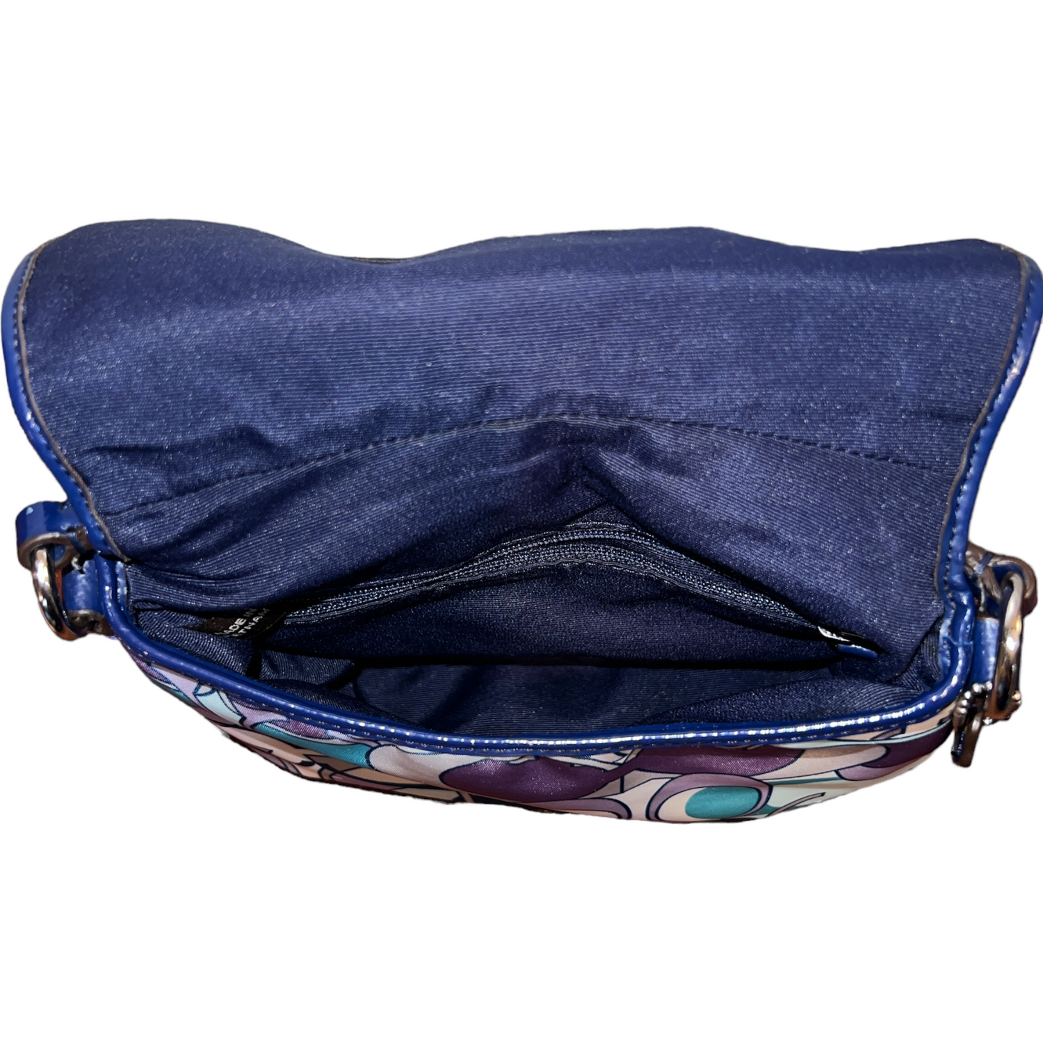 COACH Kyra Scarf Print Blue Multicolor Flap Crossbody Handbag – Repeat  Love