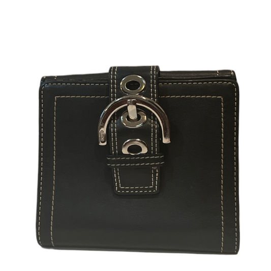 Coach Buckle Snap Wallet