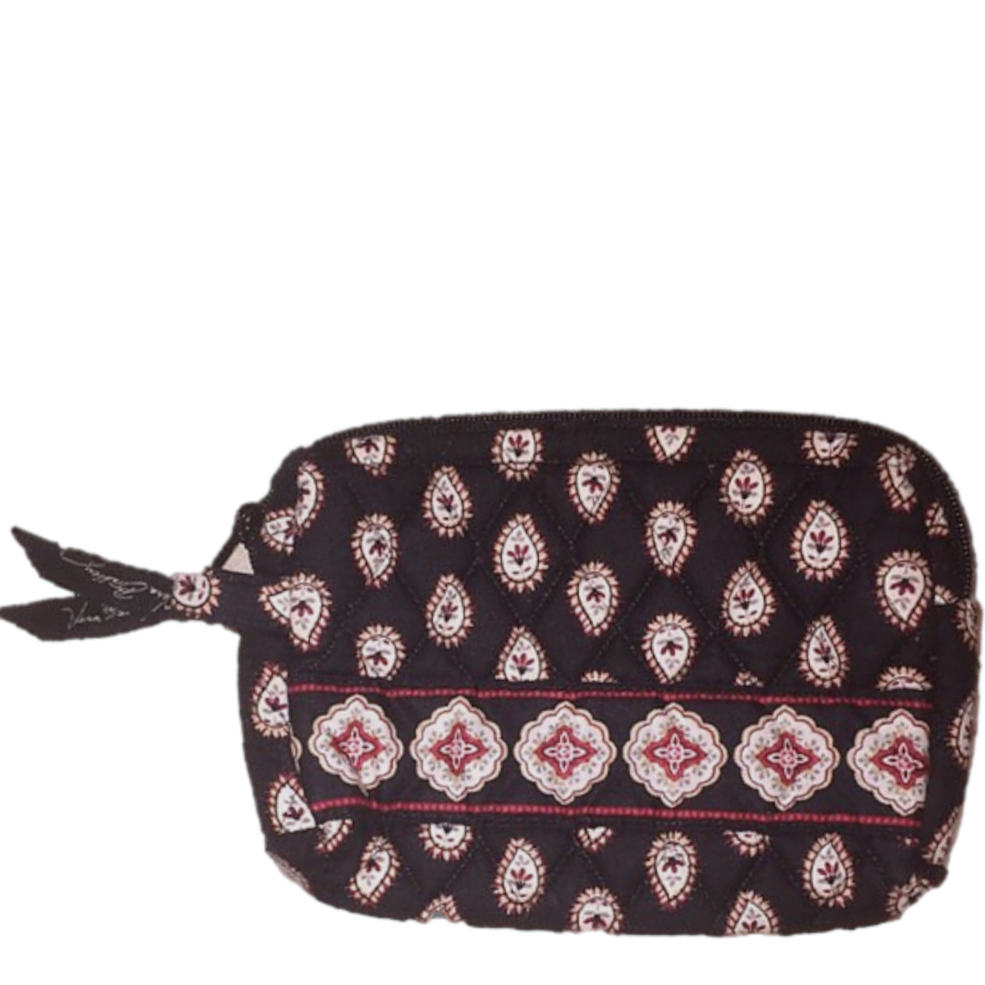 Vera Bradley Leaf quilted Cotton Cosmetic Bag