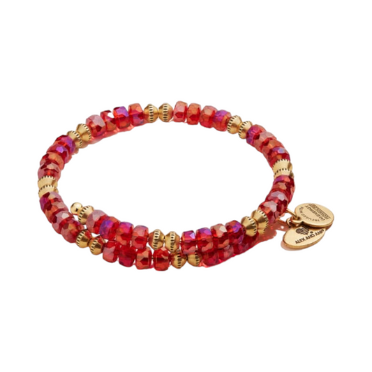 Alex and Ani Dazzle Wrap Bracelet, Ruby