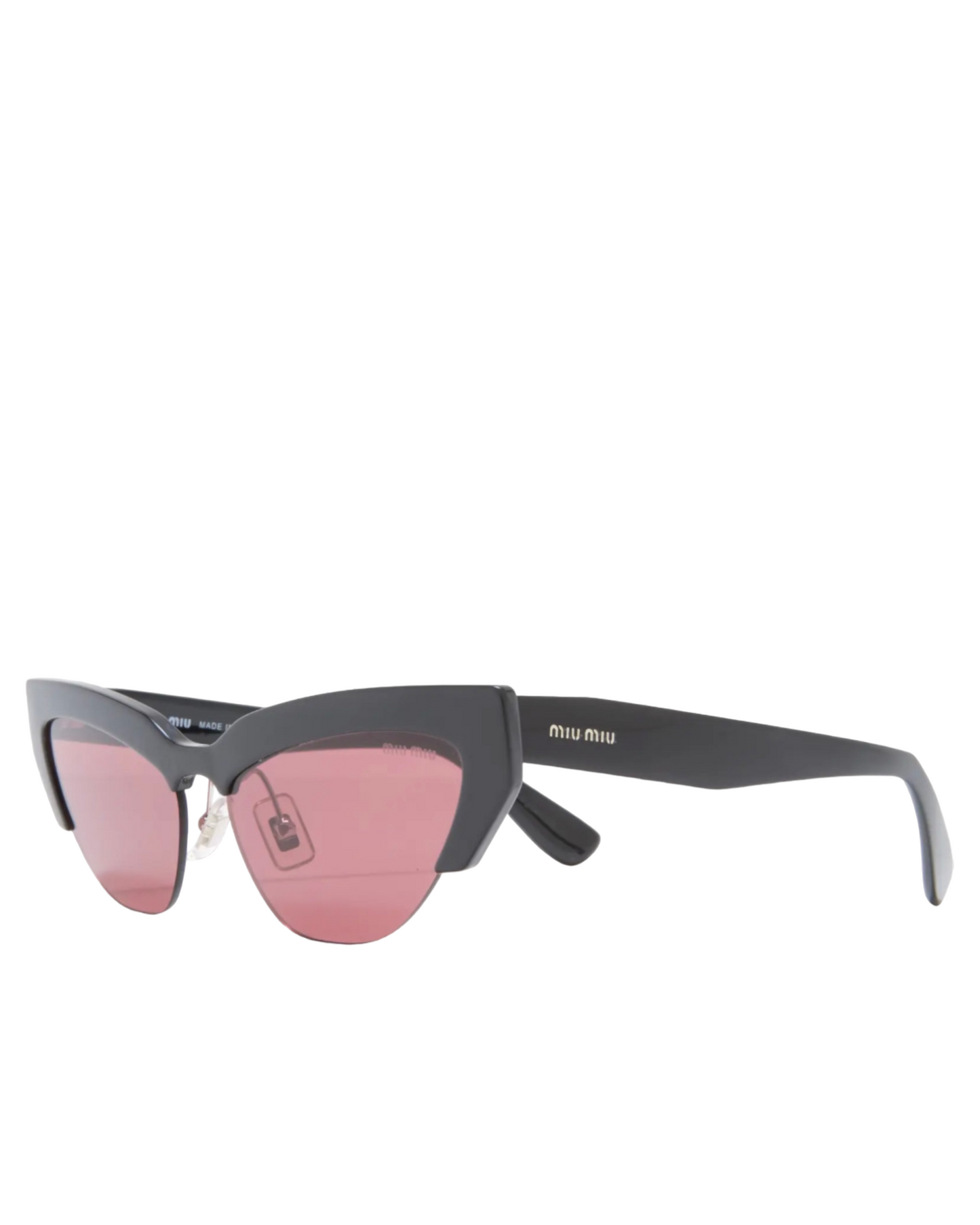 Miu Miu 59mm Semi Rimless Cat Eye Sunglasses