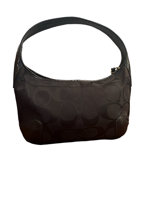 Coach signature canvas hobo shoulder bag