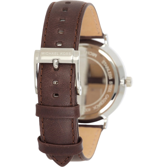MICHAEL Michael Kors Men's Auden Three-Hand Brown Leather Watch - 42mm