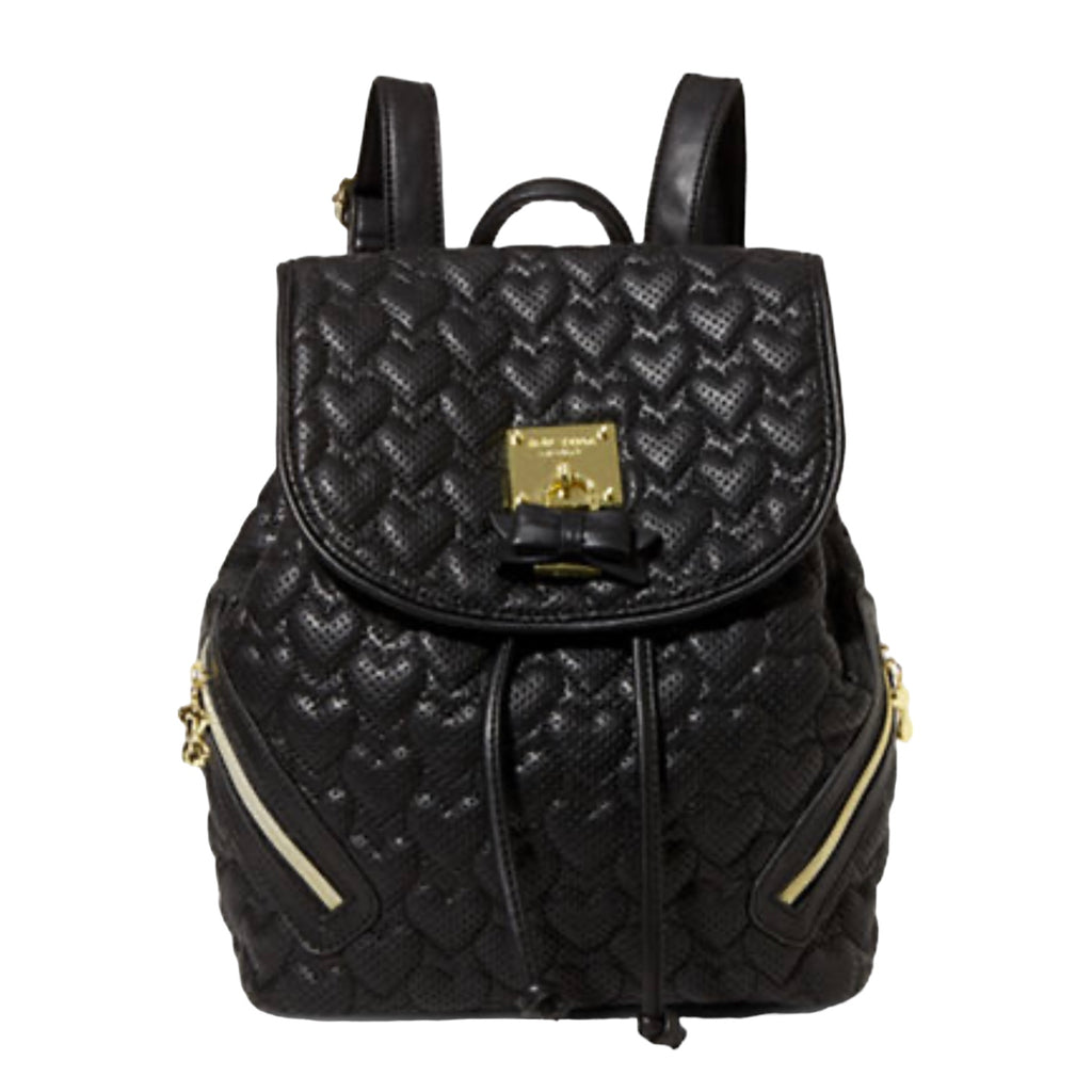 Betsey Johnson Always Be Mine Heart Quilted Backpack  display picture 2