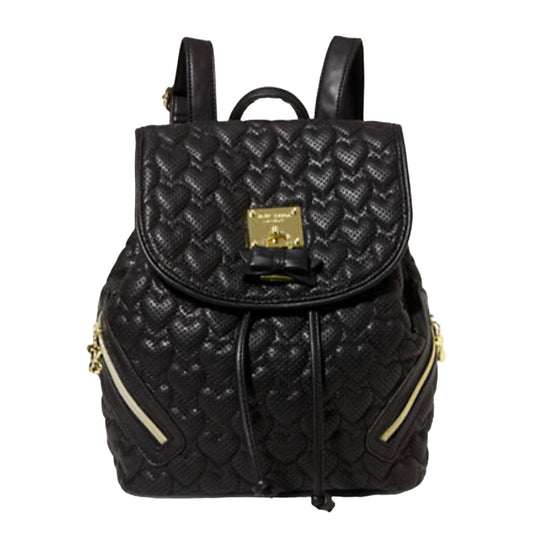 Betsey Johnson Always Be Mine Heart Quilted Backpack