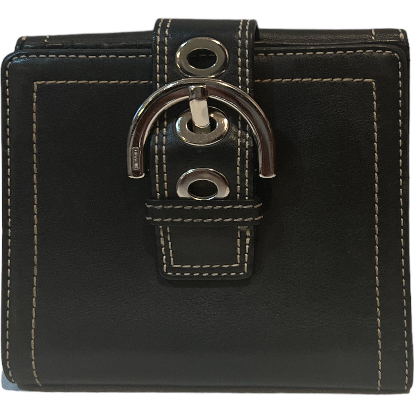 Coach Buckle Snap Wallet