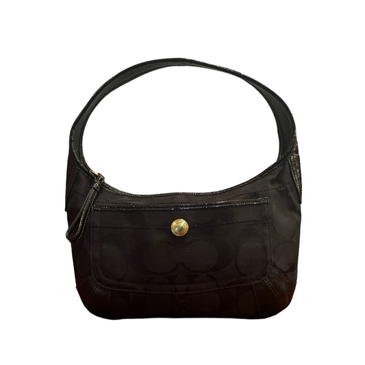 Coach signature canvas hobo shoulder bag