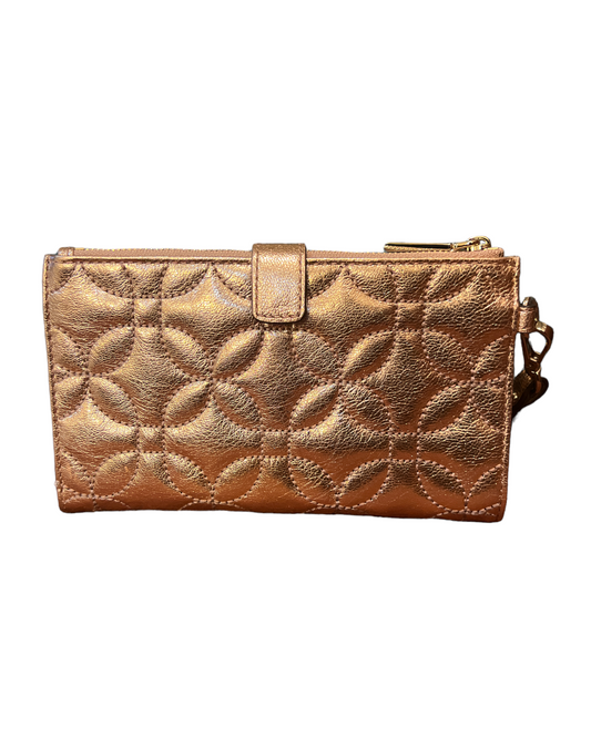 Michael Kors Double Zip Leather Wristlet