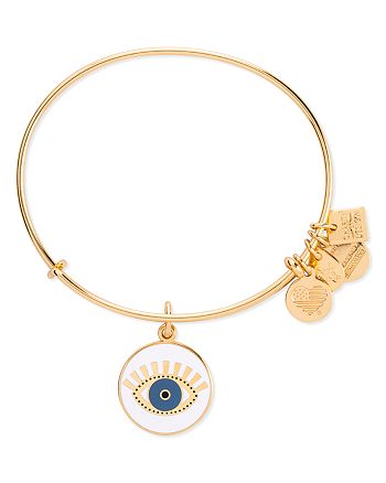 Alex and Ani Meditating Eye Expandable Wire Bangle