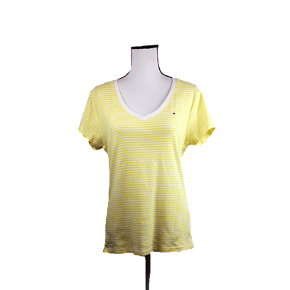 Tommy Hilfiger V-Neck T-Shirt - Size Extra Large