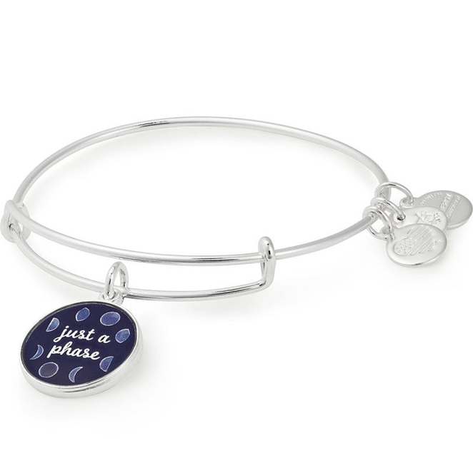 Alex and Ani Just a Phase Color Infusion Charm Bangle