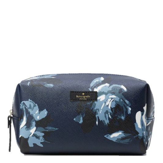 Kate Spade Laurel Way Night Rose Medium Davie Cosmetic Case