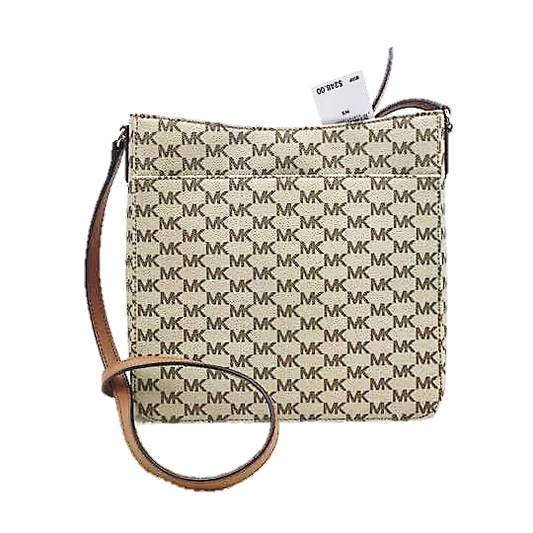 Michael Kors Golden Center Stripe Messenger Bag