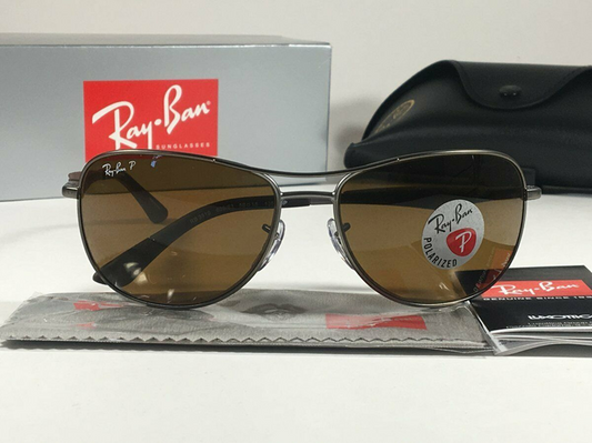 Ray-Ban 59mm Polarized Aviator Sunglasses
