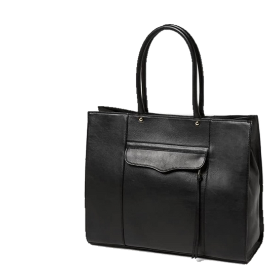 Rebecca Minkoff Large MAB Black Leather Tote