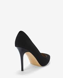 White House Black Market Olivia Velvet Heels - Size  6.5 Medium