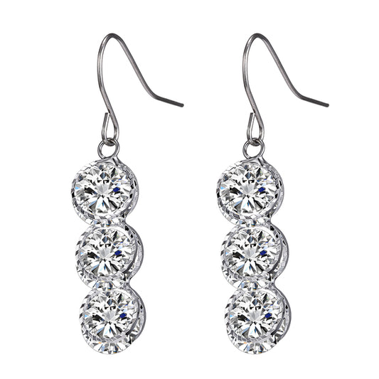 Naked Earrings with Swarovski Elements